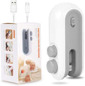 2-in-1 Mini Bag Sealer — USB Rechargeable Heat Sealing & Cutting Tool