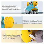 Crawling Crab Baby Toy with Music, LED Lights & Rechargeable Battery