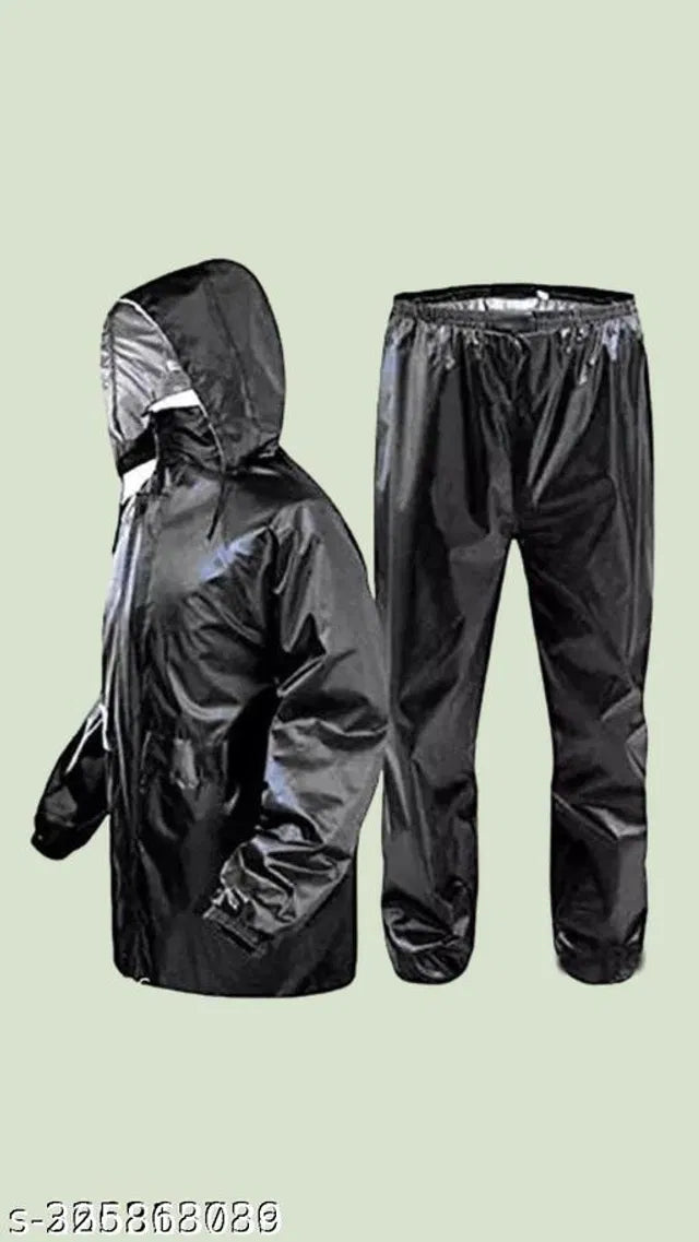 Waterproof Polyester Raincoat for Men (Free Size)