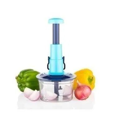 Multi-Functional Manual Vegetable Chopper with Stainless Steel Blades