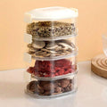 4-Layer Transparent Spice Rack — Stackable Masala Storage Box