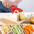 Heavy Duty Manual Vegetable Chopper — Onion, Garlic & Ginger Cutter
