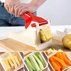 Heavy Duty Manual Vegetable Chopper — Onion, Garlic & Ginger Cutter