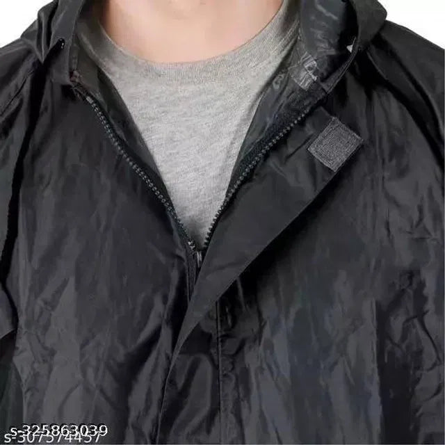Waterproof Polyester Raincoat for Men (Free Size)