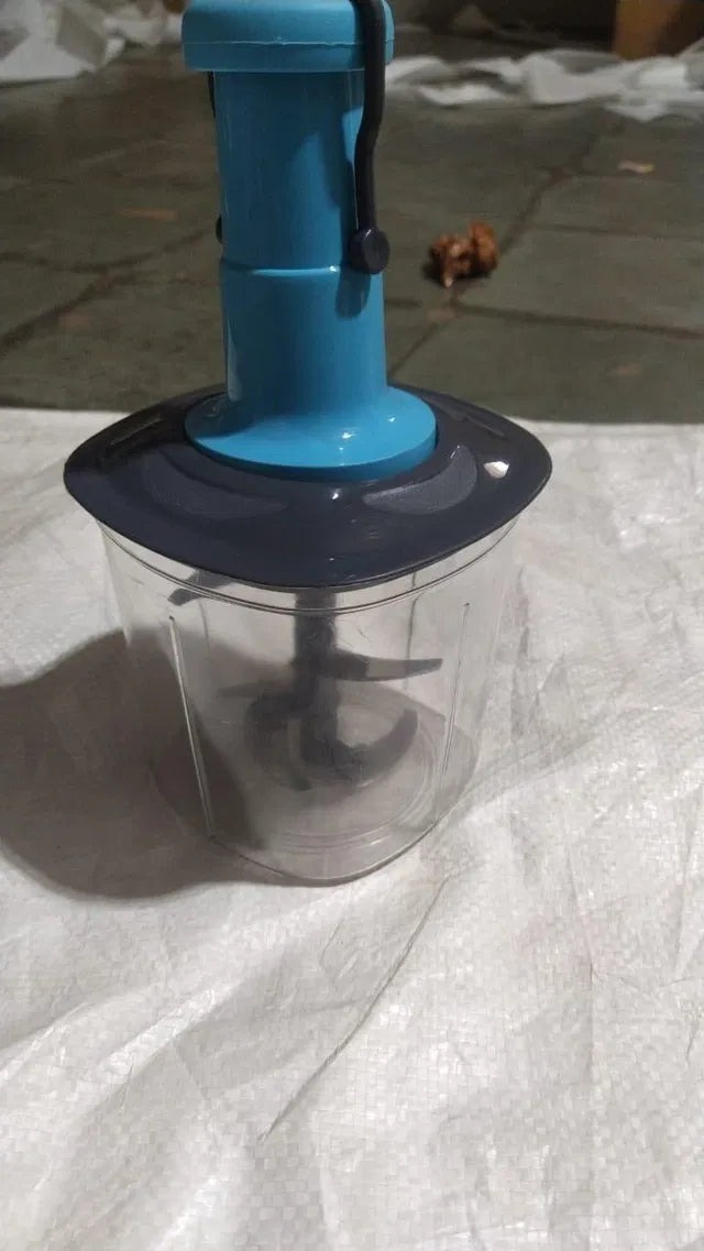 Multi-Functional Manual Vegetable Chopper with Stainless Steel Blades