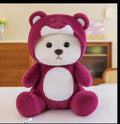 Hoodie Teddy Bear — Soft Cuddly Stuffed Animal Toy