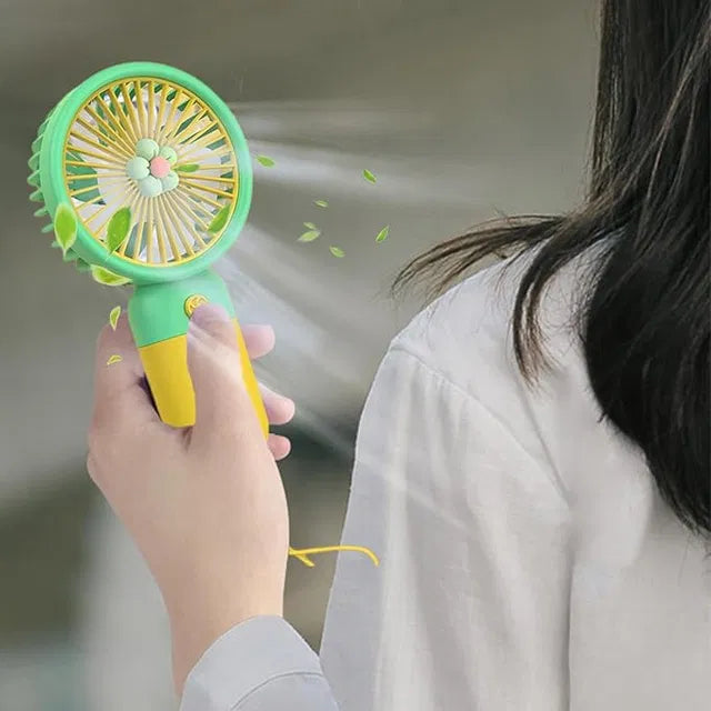 Portable Handheld Fan — Ultra Quiet Rechargeable Mini Fan