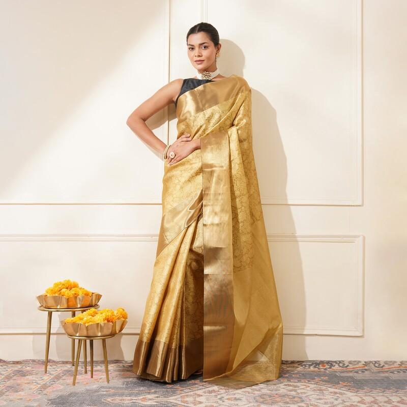 Red Banarasi Silk Saree