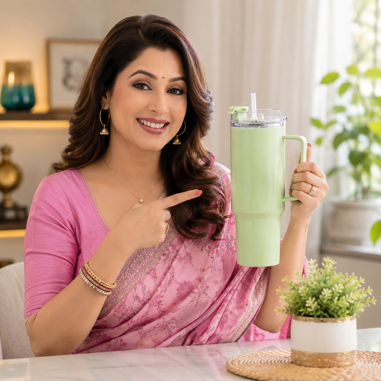 Toony Tumbler 1800ml held by the side handle