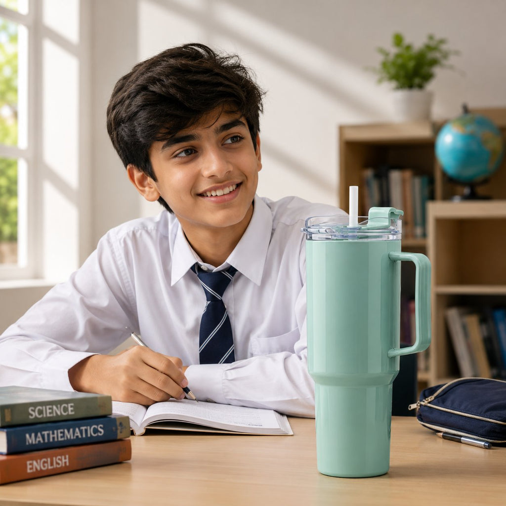 Toony Tumbler 1800ml on a study desk